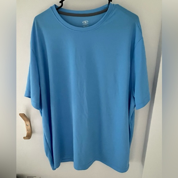 Men’s Performance Athletic Works Light Blue Active Top - Picture 1 of 3